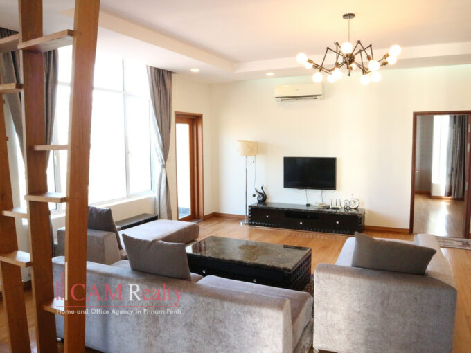 3 bedrooms serviced apartment for rent in Phnom Penh city