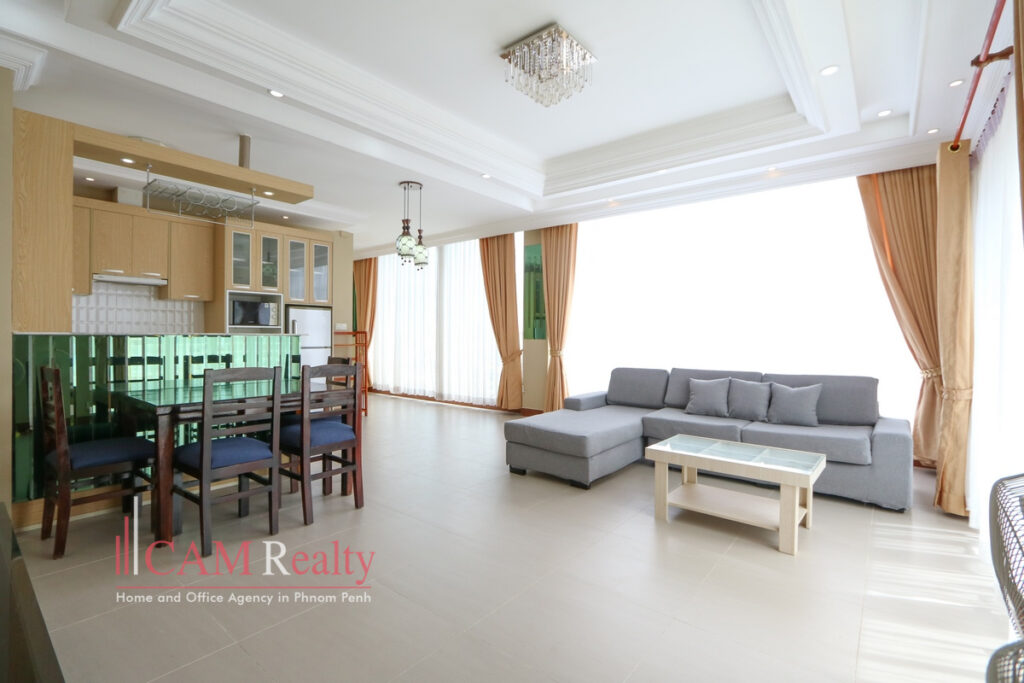 1 bedroom penthouse for rent in Russian Market area, Phnom Penh - N1060168