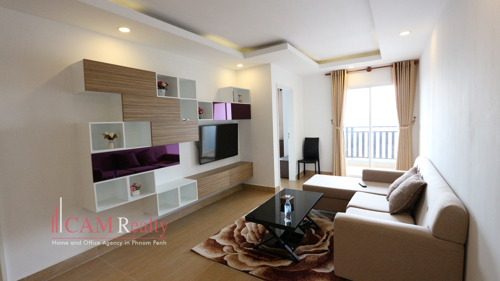 BKK3 area| Modern style 2 bedrooms apartment for rent| 850$/month| Pool & Gym