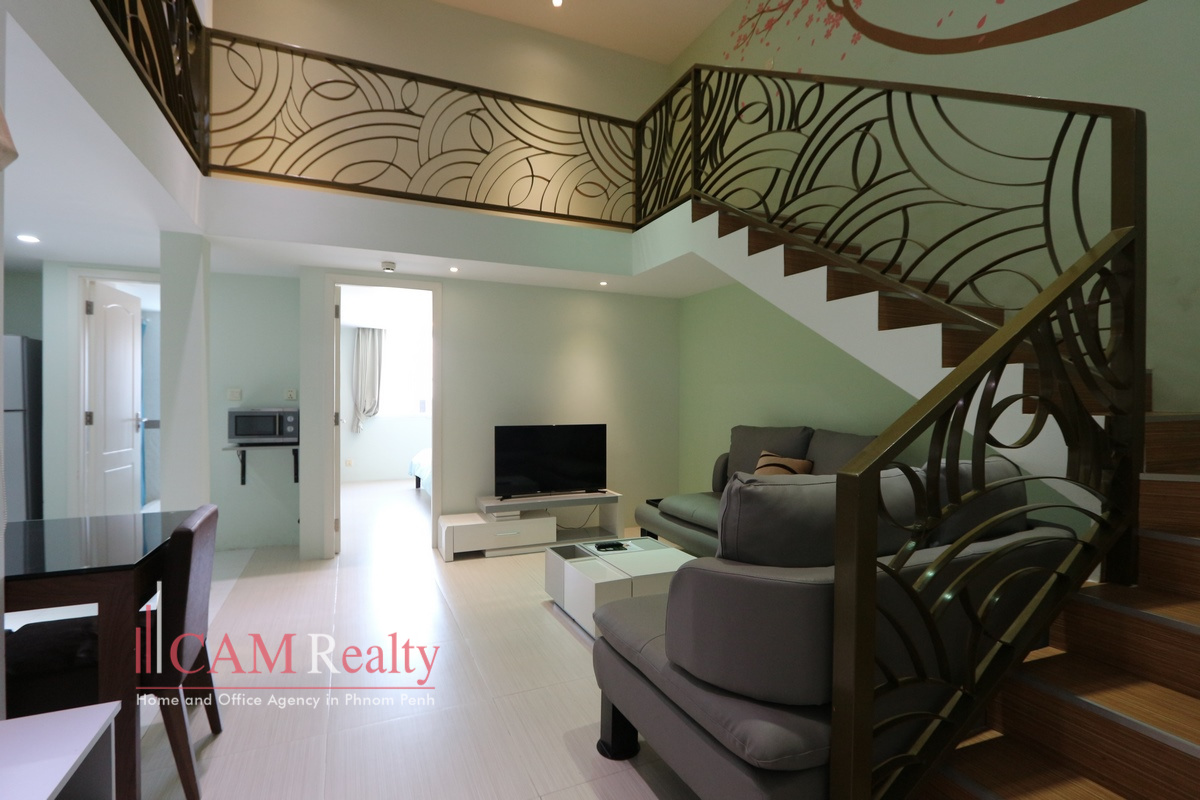 Riverside Area| Modern and Beautiful 2 bedrooms apartment for rent in Phnom Penh