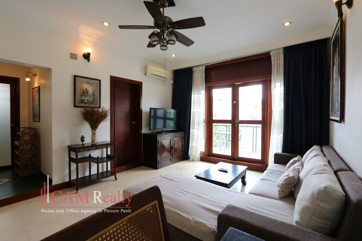 West part of Toul Sleng Museum| Very nice 1 bedroom serviced  apartment for rent Phnom Penh