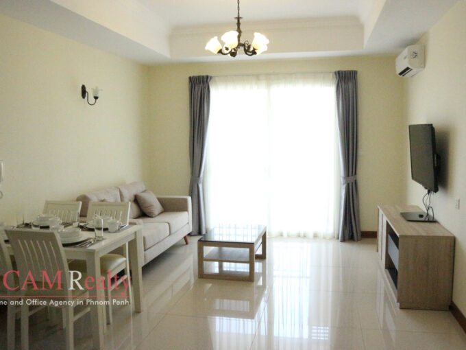 1 bedroom condo for rent in Chroy Changvar - CCV1001 - Phnom Penh