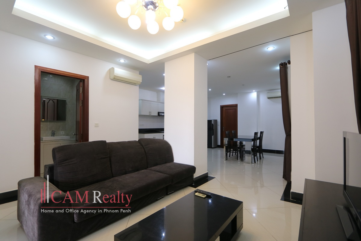 Russian market area | Very nice 2 bedrooms serviced apartment for rent in Phnom Penh | Rooftop pool & gym