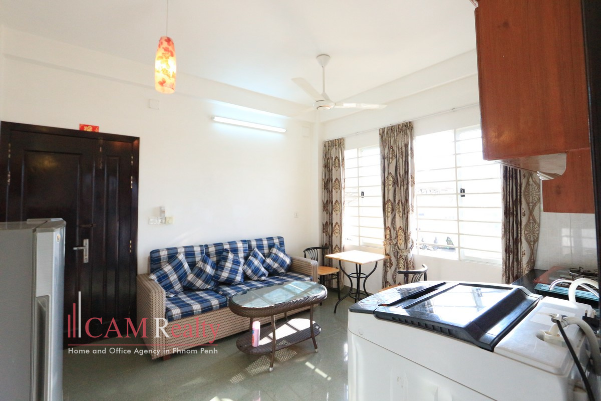 Russian Market area| Very nice 1 bedroom apartment for rent in Phnom Penh