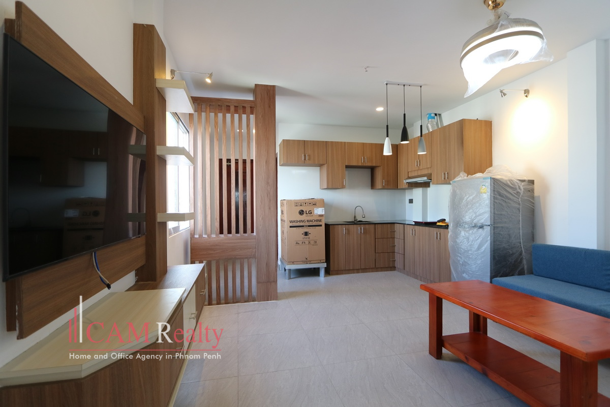 Daun Penh area| Modern style 1 bedroom apartment for rent in Phnom Penh