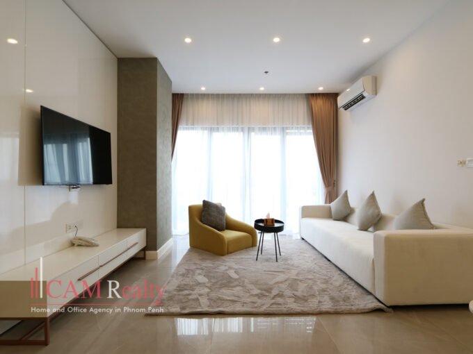 3 bedrooms serviced apartment for rent in Chroy Changvar, Phnom Penh