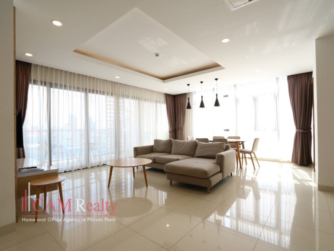 3 bedrooms serviced apartment for rent in Southern Tonle Bassac, Phnom Penh - N2077168 (2)