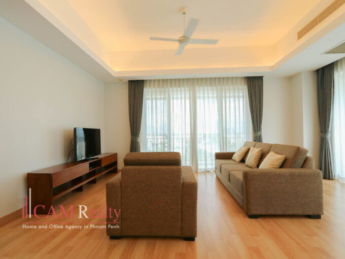 Luxious 2 bedrooms serviced apartment for rent in Chroy Changvar, Phnom Penh - N3222168