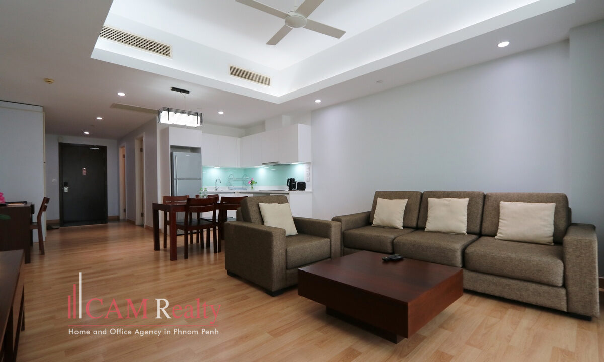 1 bedroom serviced apartment for rent in Chroy Changvar, Phnom Penh - N3297168