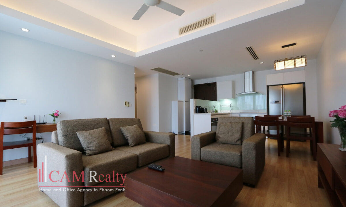 2 bedrooms fully serviced apartment for rent in Chroy Changvar, Phnom Penh - N3293168