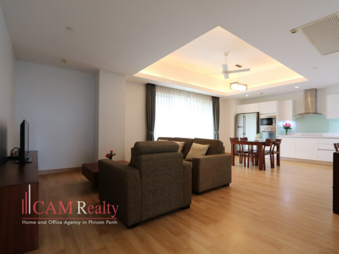 2 bedrooms serviced apartment for rent in Chroy Changvar, Phnom Penh - N3294168