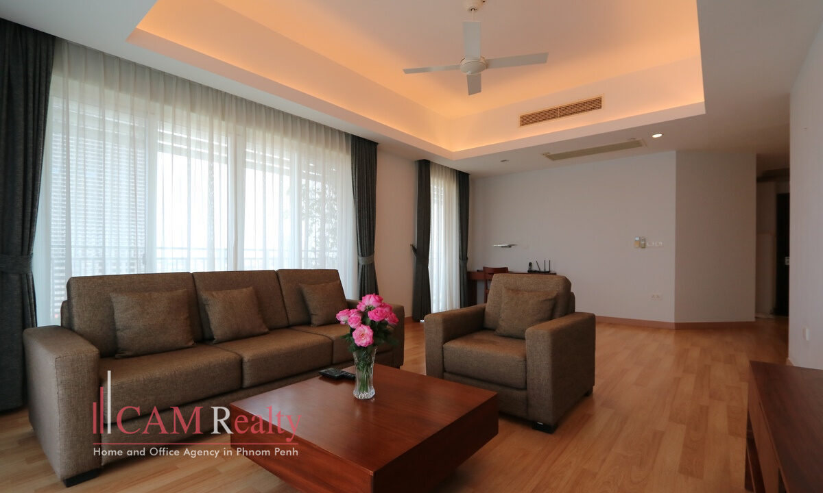 2 bedrooms serviced apartment for rent in Chroy Changvar, Phnom Penh - N3295168