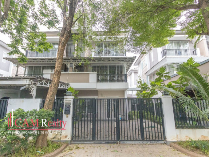 4 Bedrooms Twin Villa For Rent In Borey Peng Huoth Boeng Snor