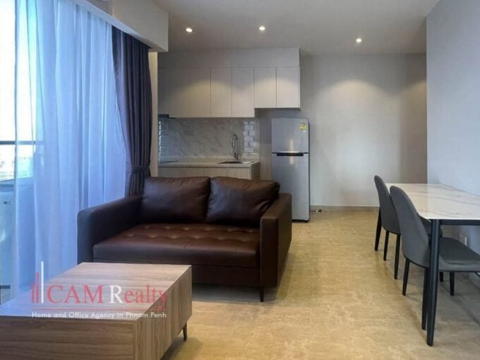 2 bedrooms condominium on 21st floor for rent in Tuol Kork