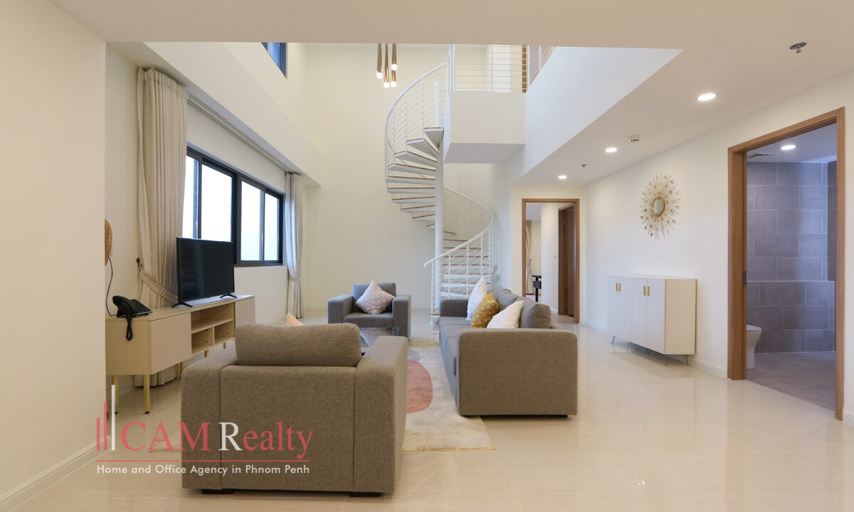 3 bedrooms duplex apartment for rent in Toul Kork