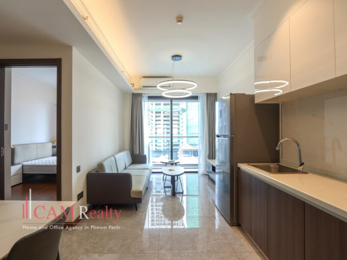 Border BKK1| 1 bedroom condo on 10th floor for rent in Agile Sky Residence Residence