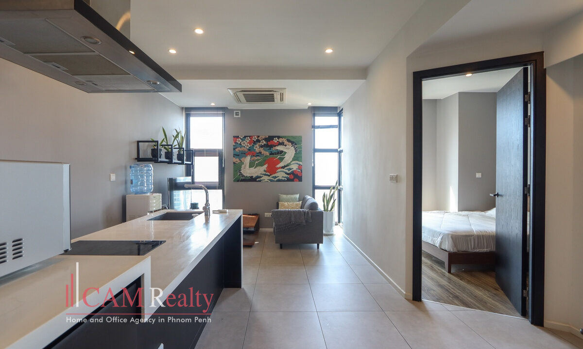 1 bedroom condo for rent at L'attrait BKK1, Phnom Penh - N3514168