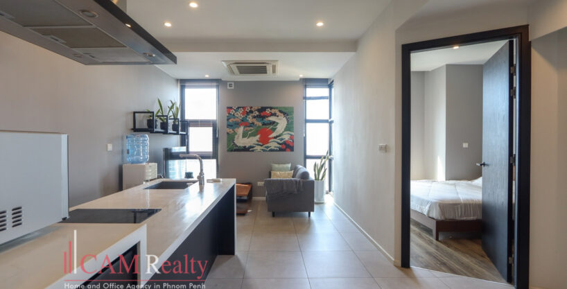 1 bedroom condo for rent at L'attrait BKK1, Phnom Penh - N3514168