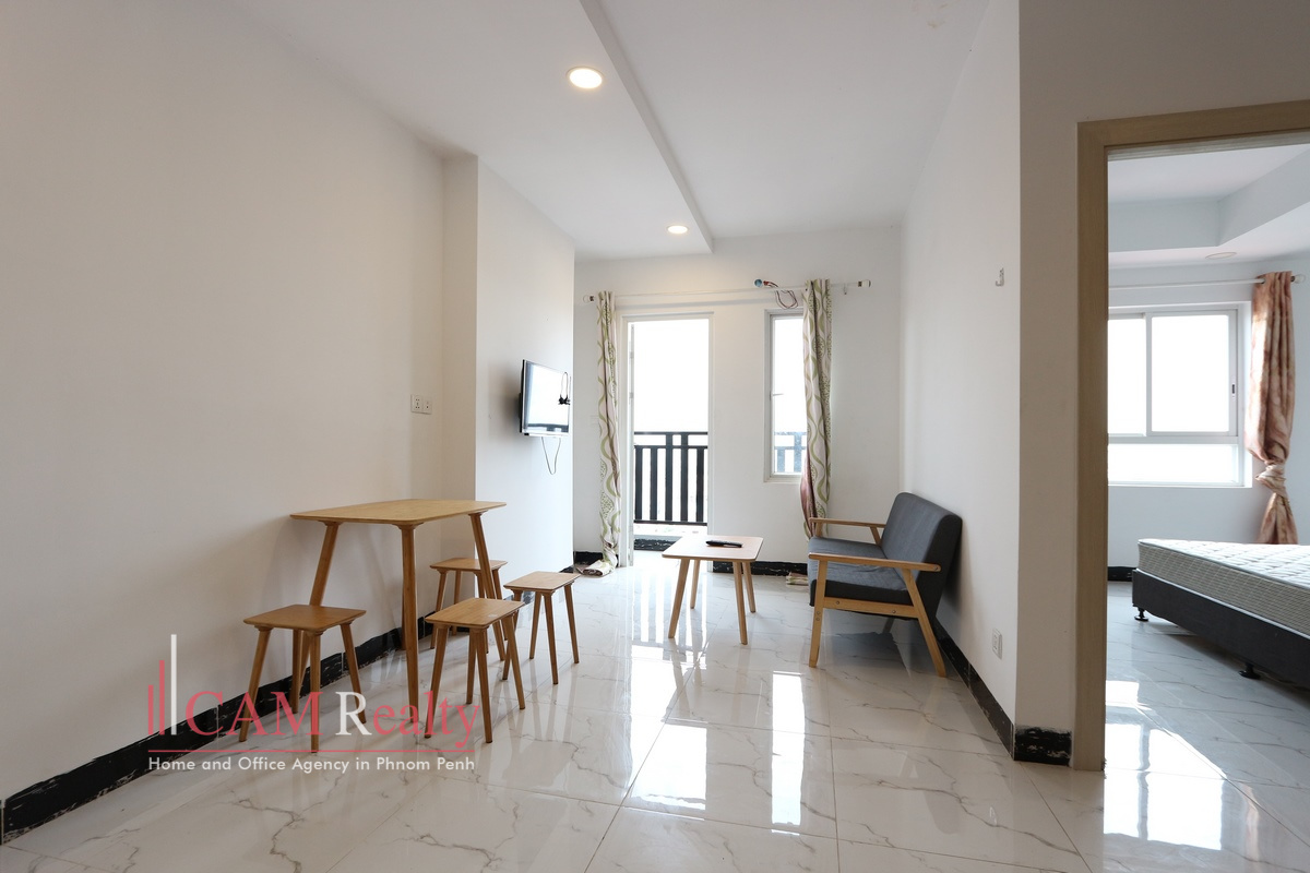 Boeng Tumpun area | 1 bedroom condominium for rent in Phnom Penh