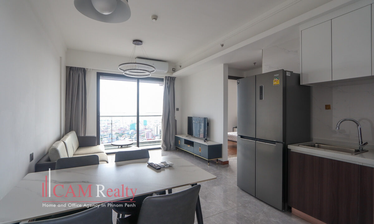 2 bedrooms condo for rent at Agile Sky Residence, BKK3 (border BKK1), Phnom Penh - N3476168