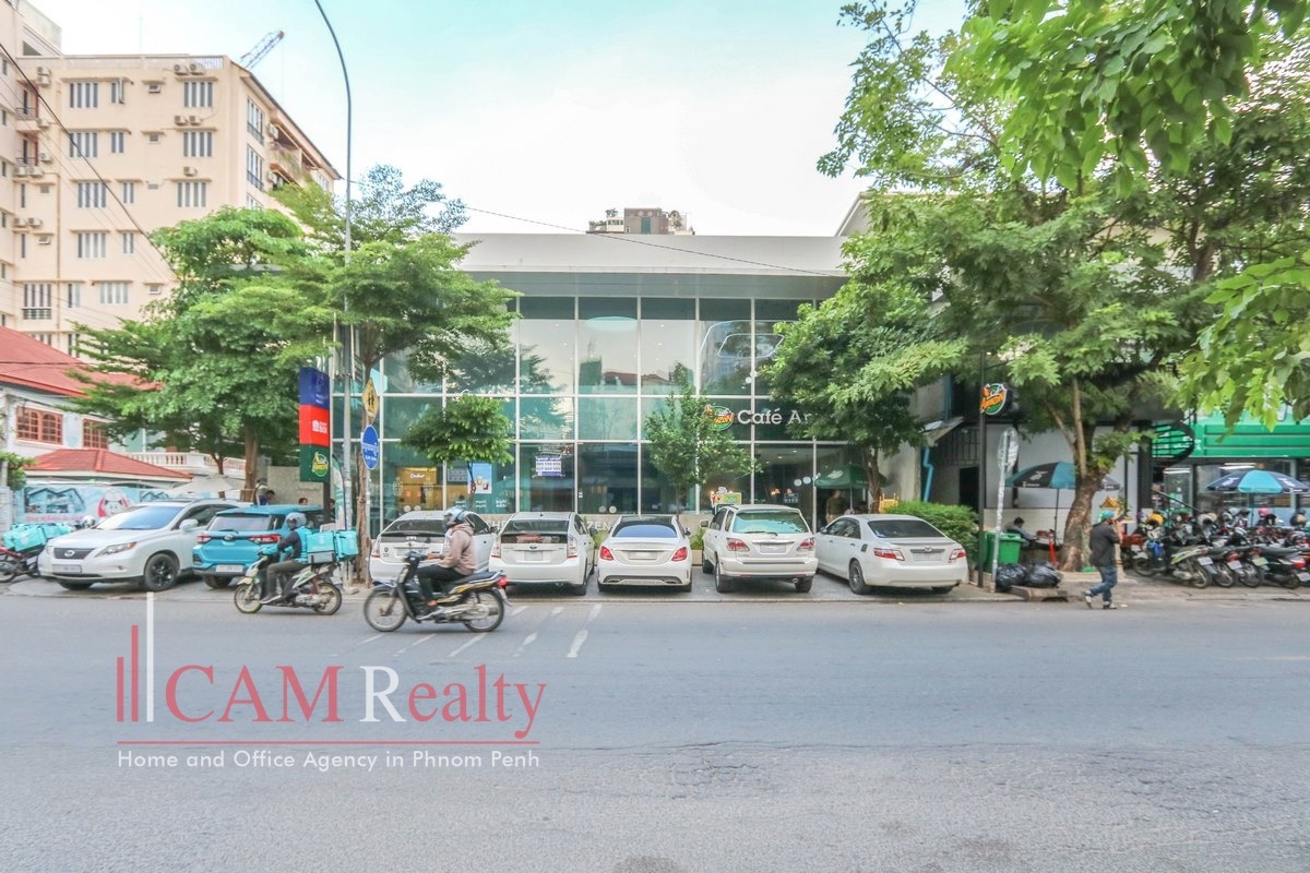 Corner Commercial Space For Rent in BKK1 | Phnom Penh