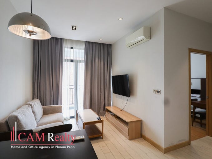 22nd Floor 1 Bedroom Condo For Rent in The View Serviced Residence (BKK1)