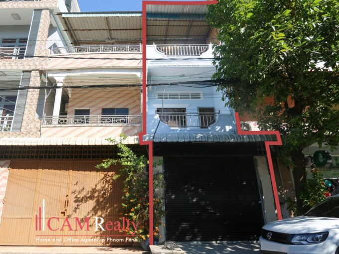 5 Bedroom Shophouse For Rent in Tuol Tumpung (Russian Market)