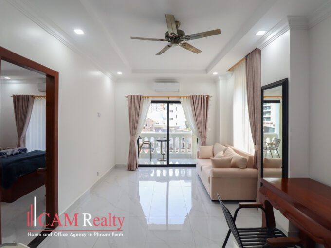 3th Floor 1 bedroom Apartment For Rent in BKK1