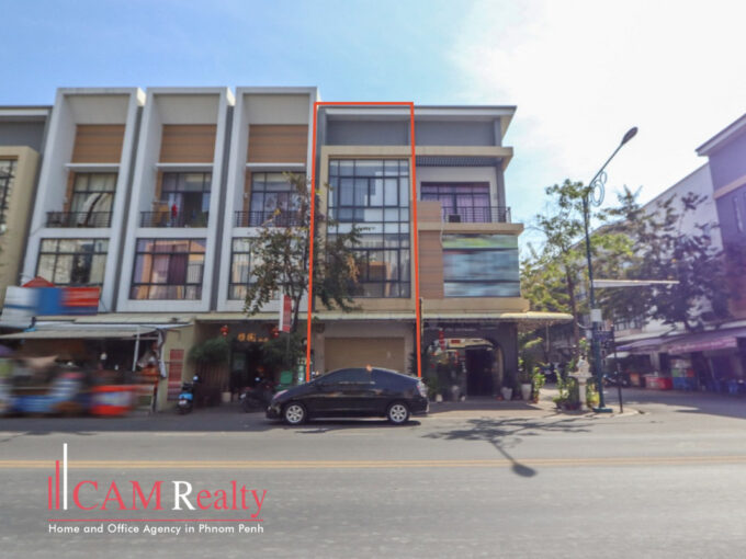 4 Bedrooms Shophouse For Rent In The Star Polaris 1| Borey Peng Huoth Boeng Snor (On Street Claster)