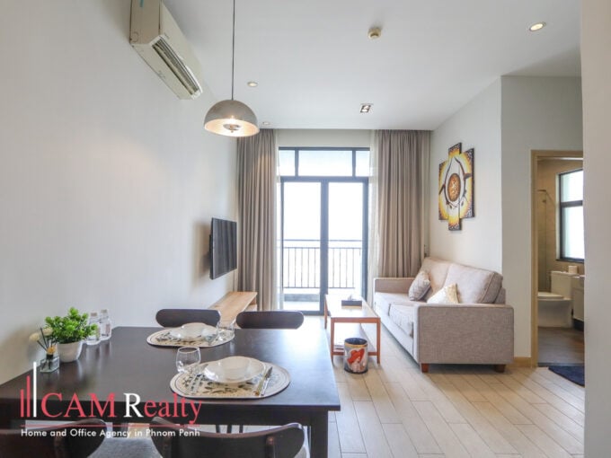 29th Floor 1 Bedroom Condo For Rent in The View Serviced Residence (BKK1)