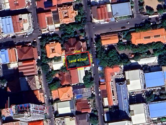 435 Sqm Land For Sale In Sangkat Boeng Trabaek