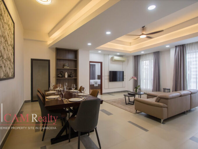 Newly Renovated 2-Bedroom Apartment for Rent in BKK1