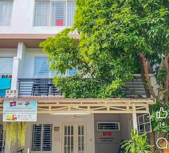 3 Bedroom Link House For Rent In Peng Houth Beoung Snor