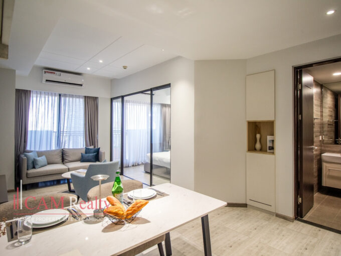 Premium 1 Bedroom Serviced Apartment For Rent in Boeng Trabaek