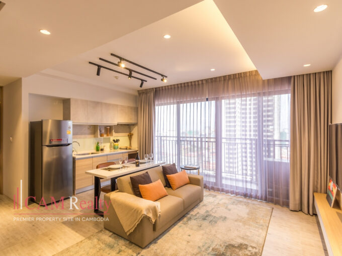 Premium 1 Bedroom Serviced Apartment For Rent in Boeng Trabaek