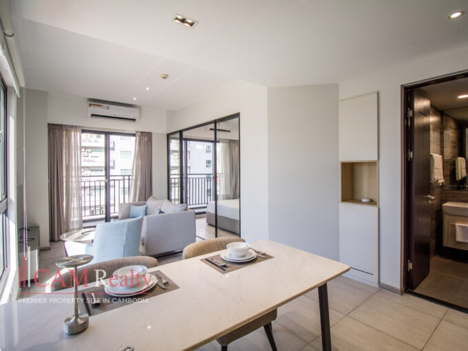 Premium 1 Bedroom Serviced Apartment For Rent in Boeng Trabaek