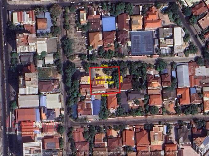 1,433 Sqm Land For Sale In Sangkat Boeng Kak Ti Pir
