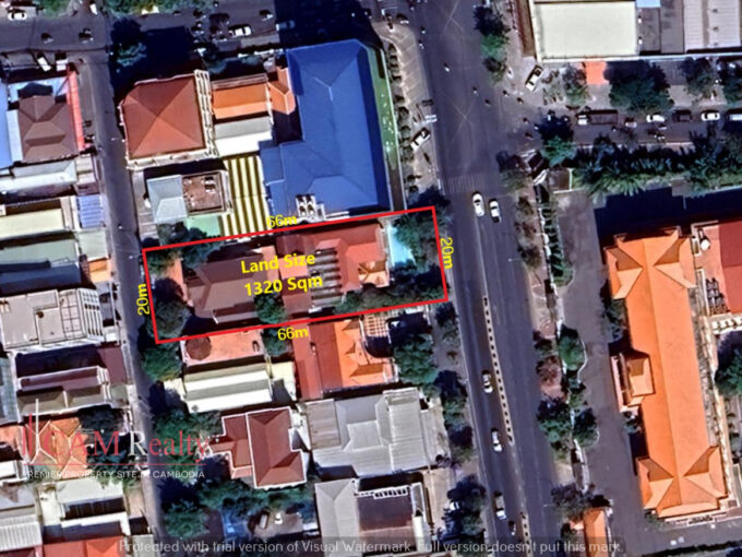 1,320 Sqm Land&Villa For Sale In Sangkat Boeng Trabaek