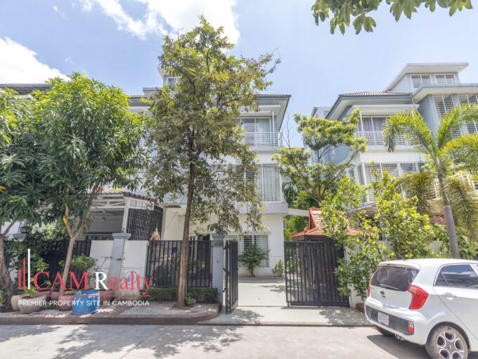 4 Bedrooms Twin Villa For Rent In Borey Peng Huoth The Star Premier| 598 Street