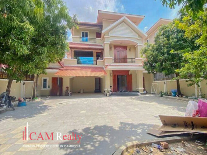 5 Bedrooms Single Villa For Rent in Borey Vimean Phnom Penh| ÆON Mall Sen Sok