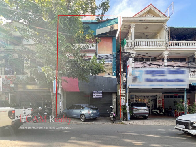 Commercial Shophouse For Rent in Tuol Tumpung (Russian Market)
