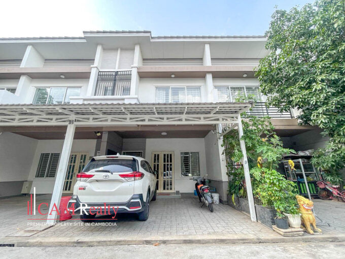 3 Bedroom Link House For Rent In Peng Houth Beoung Snor