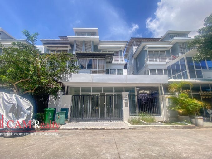 4 Bedrooms Twin Villa For Rent In Borey Peng Huoth Beoung Snor