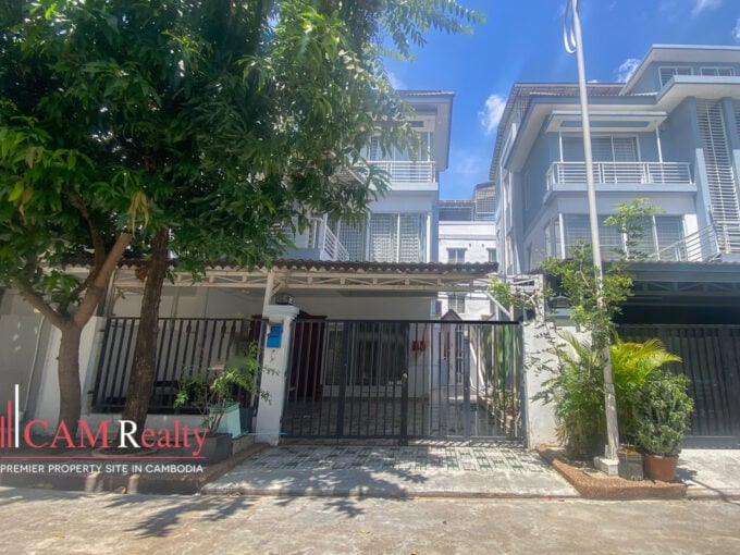 4 Bedrooms Twin Villa For Rent In Borey Peng Huoth Beoung Snor