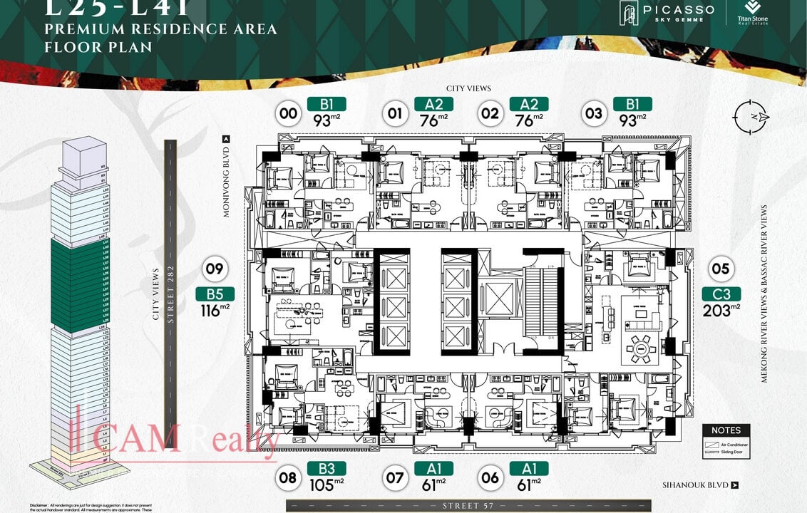 Picasso Sky Gemme: BKK1-Phnom Penh