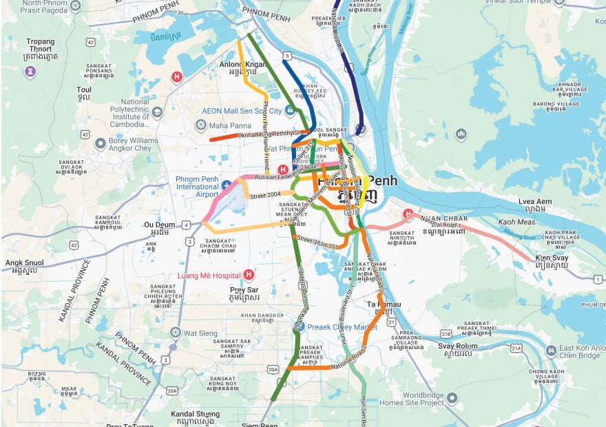 Main Road Commercial Properties in Phnom Penh-1 Main Road Commercial Properties in Phnom Penh-1