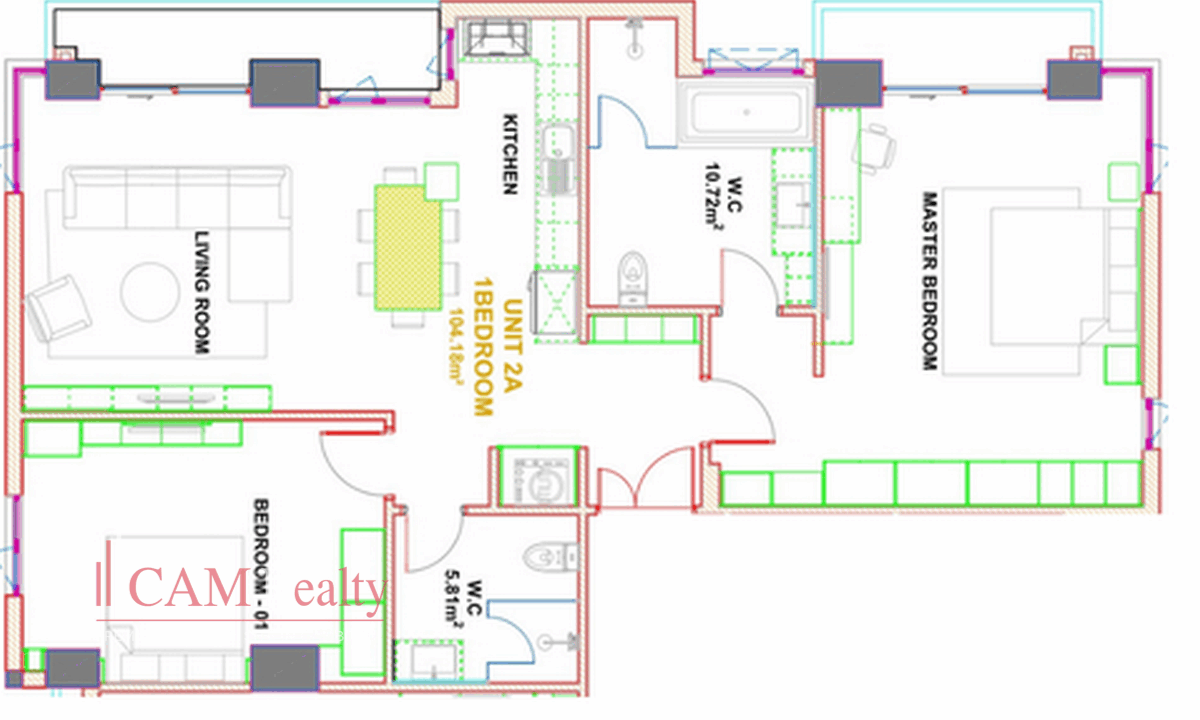 Vira Apartment – Serviced Apartment For Rent in BKK1