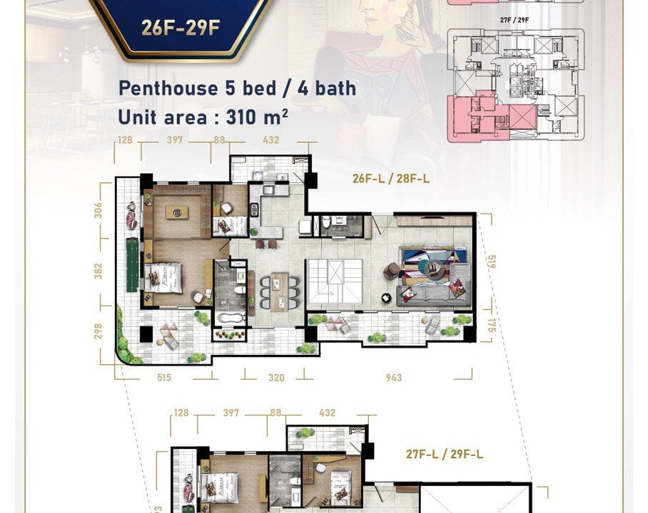 Picasso City Garden – Serviced Apartment in BKK1