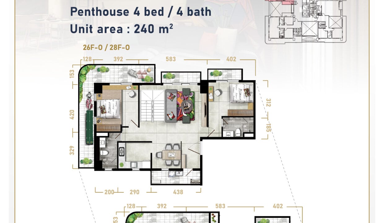 Picasso City Garden – Serviced Apartment in BKK1